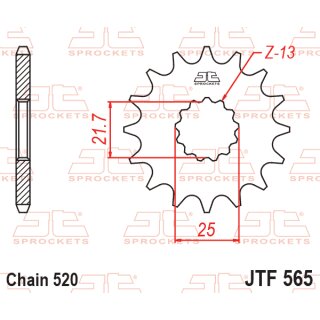 Ritzel KAW KLE650 Z650 EN650 SUZ SV650 YAMTT500
