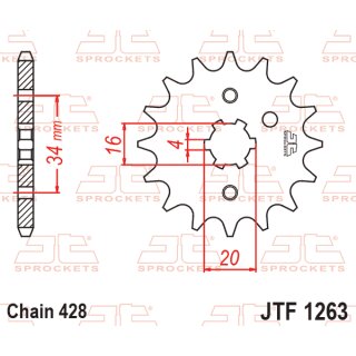 Ritzel SUZ RM80 TF100 TF125 YAM YZ80