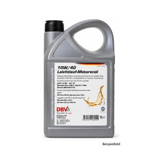 Motorenöl 10W-40 DBV, Teilsynth., 5 Liter