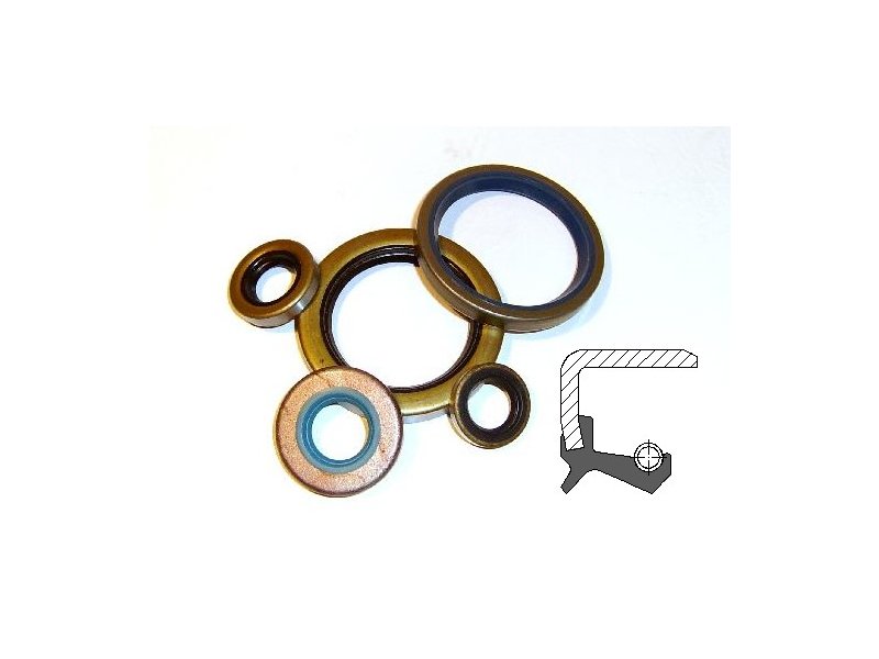 1 Radial-Wellendichtring 42 X 55 X 7 Mm D1SL NBR 70