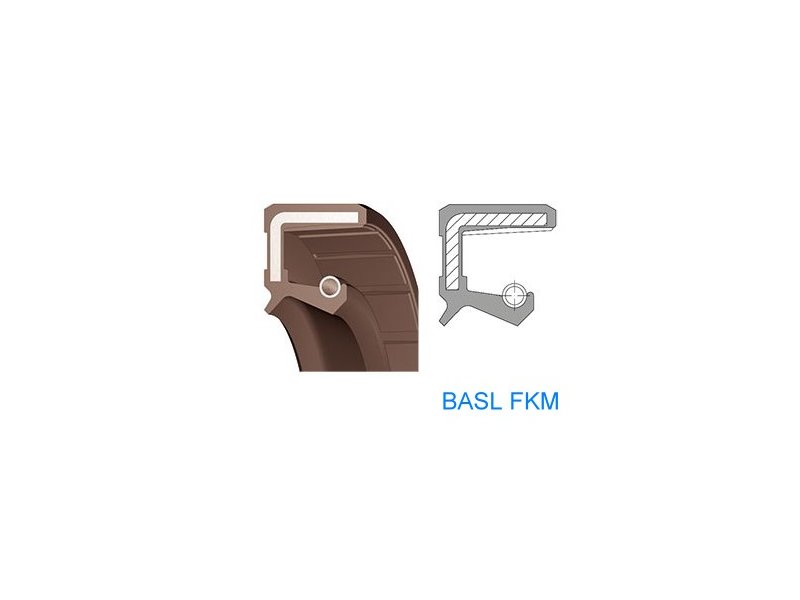 FKM 1 Wellendichtring Simmerring FPM 30x52x7 mm  AS = WAS = BASL = TC Viton® 