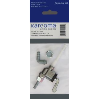Benzinhahn M12x1 KARCOMA; Abg. var; Hercules u.a.