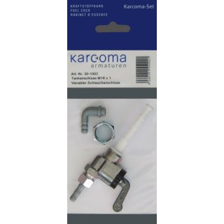 Benzinhahn M16x1 KARCOMA; Abg. var; Kreidler u.a.