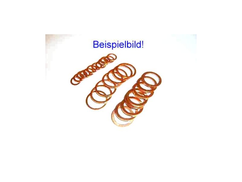 100 Stück Kupferringe Dichtringe 22x27x1,5 mm M 22