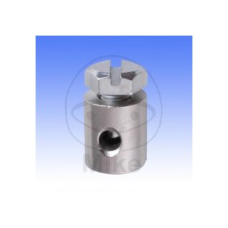 Schraubnippel D. 8,0 mm; 9,0 lang, Bohr. 2,5 mm