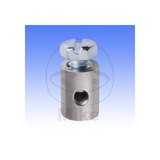 Schraubnippel D. 7,0 mm; 9,5 lang, Bohr. 2,0 mm