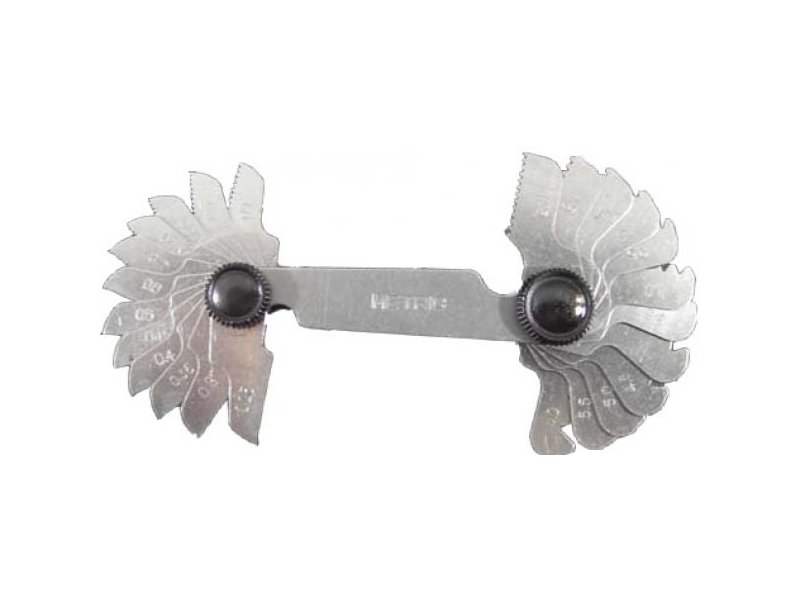 Produktbild von YOTINO 52-teilige Gewindelehre 0,25–6 Mm + 4–62 G/Zoll – Metrisch & Whitworth, Inkl. Zentrierlehren