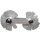 Gewindeschablone 52 Blatt, Metr. 60°/Whitw. 55°