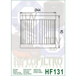 Ölfilter HIFLO HF131, Suzuki