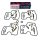 Vergaser-Rep-Satz HON  CBR900 RR, SC33, Bj. 98-99; KEYSTER